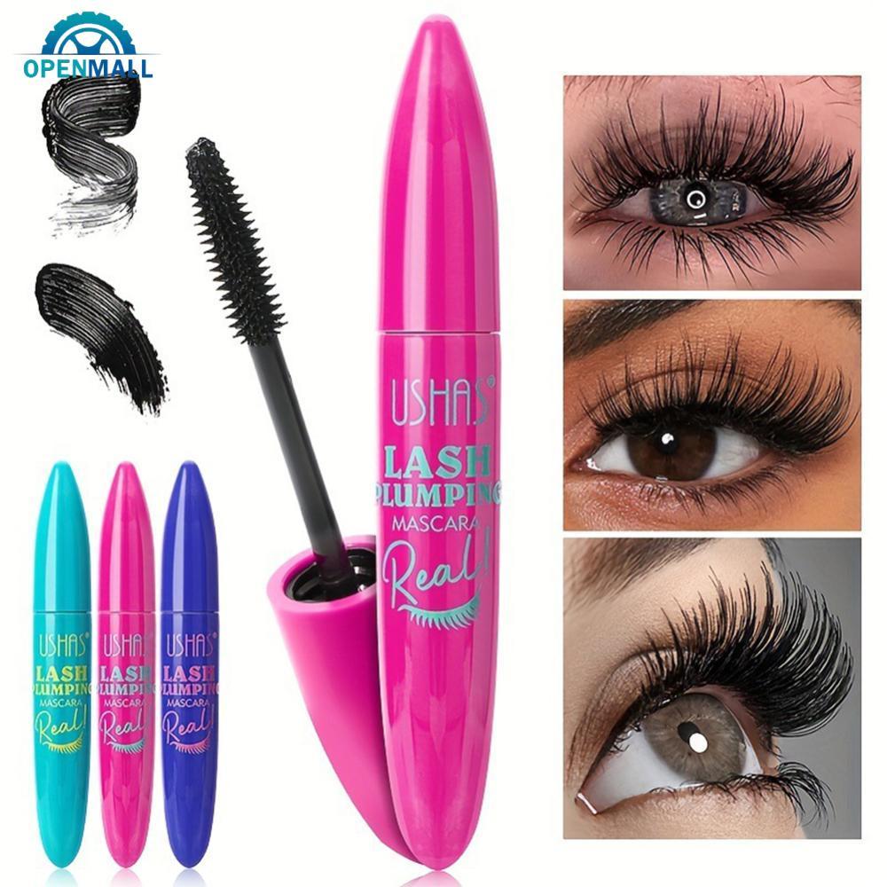 OPENMALL 4D Rímel De Fibra À Prova D'água Longo Alongamento E Volumizing Curl Líquido Preto Lash Builder De Manchas Para