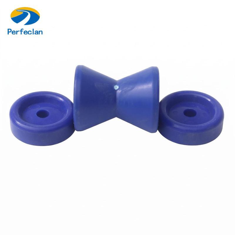 Rolos Laterais Perfeclan Com Roda De Reboque De Barco Central Em V , Acessório De Guia Rolo De Nylon Para Barcos De PVC