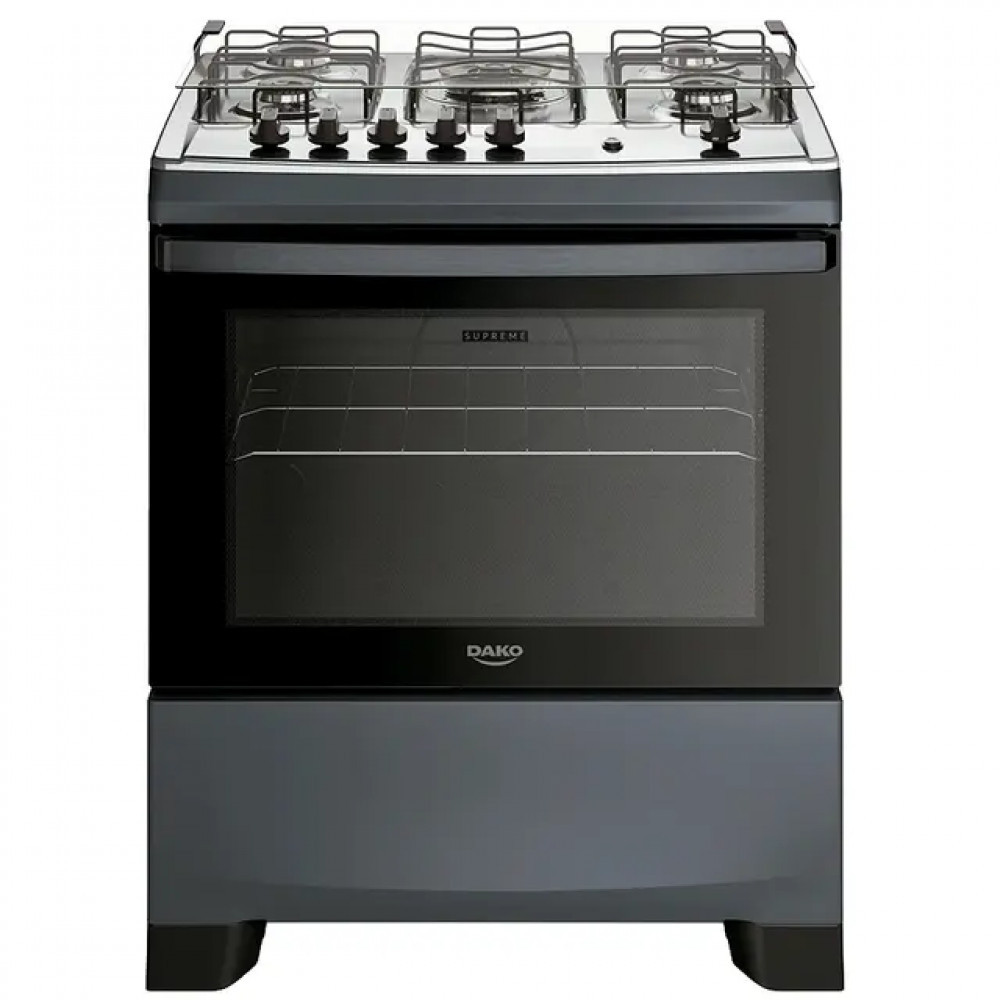 Fogão Supreme Bivolt 5 Bocas Automático Mesa de Inox Dako — imagem 2 de 2