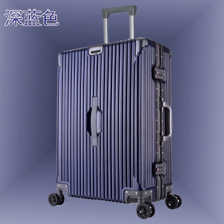 High-End PC trole caso 80cm negócios liga de alumínio bagagem de viagem Universal roda bagagem das mulheres dos homens c