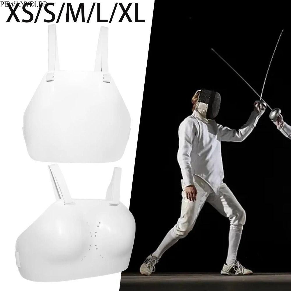 Protetor De Peito De Esgrima PEWANYDI , Protetores Unissex XS-XL , Colete De Equipamento Corporal Branco Com Faixa Elást