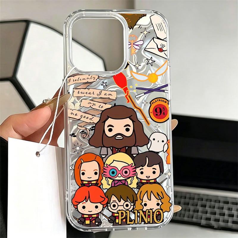 Capa Para Samsung S24 Plus S23 FE S23 Ultra S21 S22 S20 A56 A55 A54 A16 A15 A35 Ilustrações De Harry Potter . Estojo