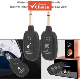 Miwayer A8 Sistema de Transmissor e Receptor de Guitarra Sem Fio 2.4GHz/Baixa Latência/Re…