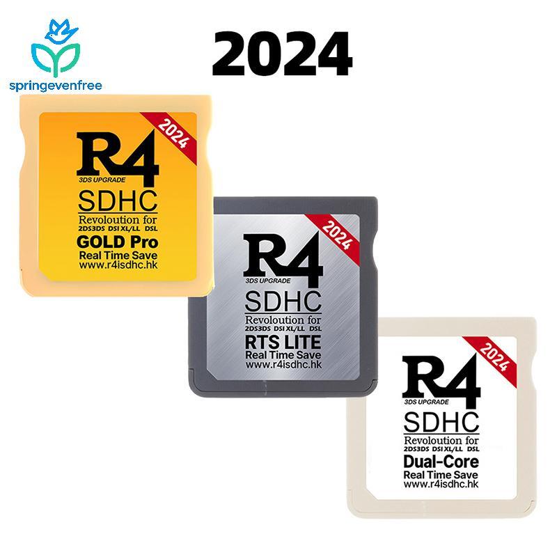 Spe 2024 Para NDS Cartão De Jogo R4I SDHC TF R4 Ouro Pro Videogame Branco Prata Memória Digital FE