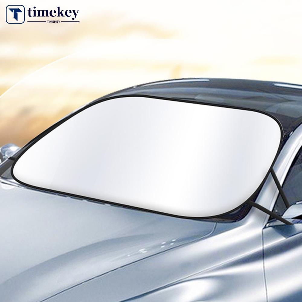 TIMEKEY 55 " x 31 " Pára-Brisa Do Carro Sun Sombra Capa Protetor De Viseira Dobrável Interior Anti UV Sol Brisas Acessór