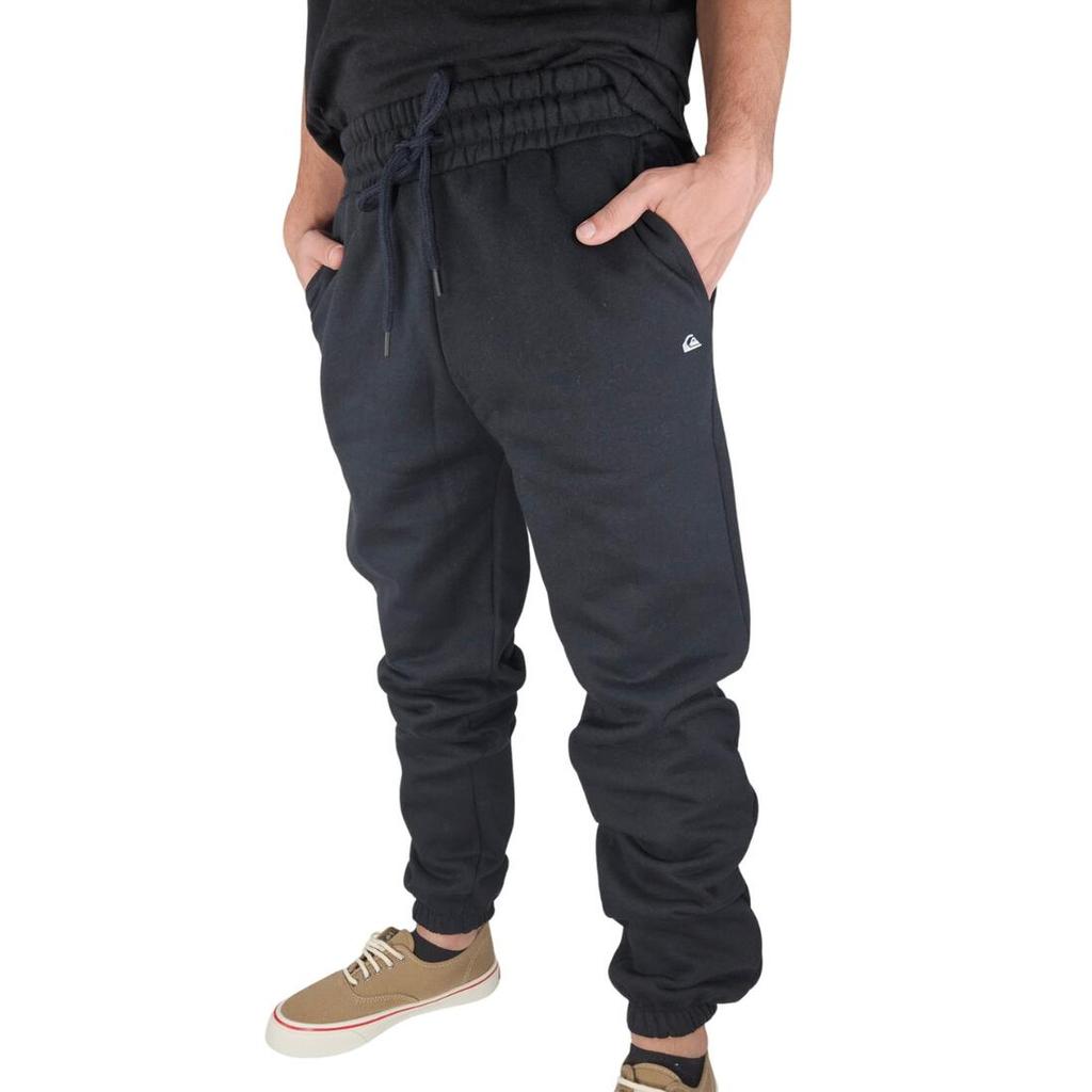 Calça Moletom Quiksilver Embroidery Preto