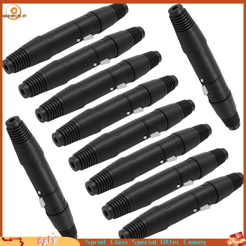 [Best seller] 10 Pares XLR 3 Pinos Microfone Cabos De Áudio Conectores Macho Fêmea Cobra Plug Cabo