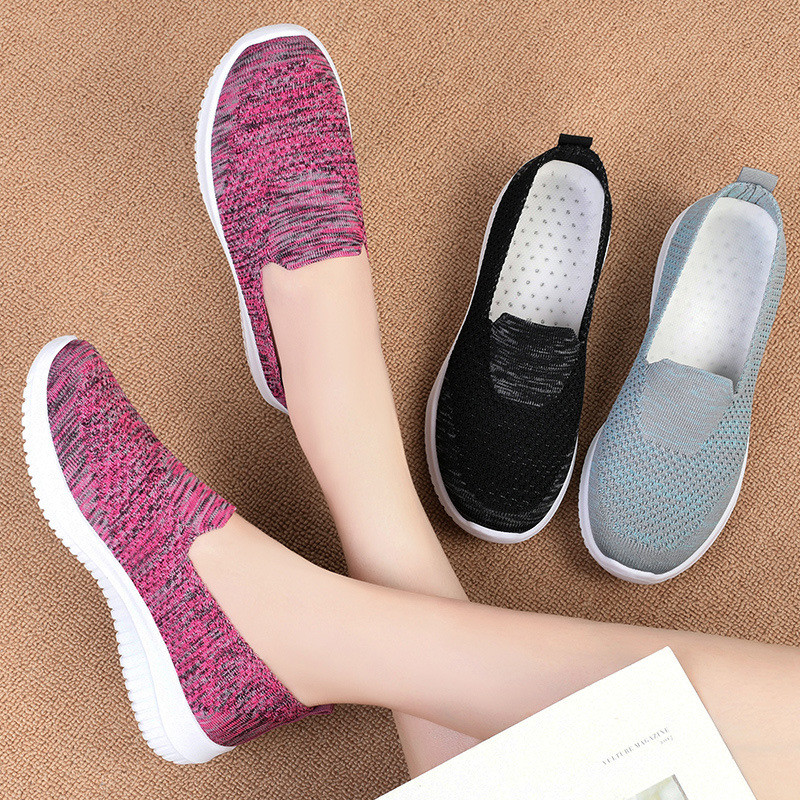 Mãe sapatos femininos novo estilo velho pequim sapatos de pano comércio exterior tamanho grande sapatos femininos sola m