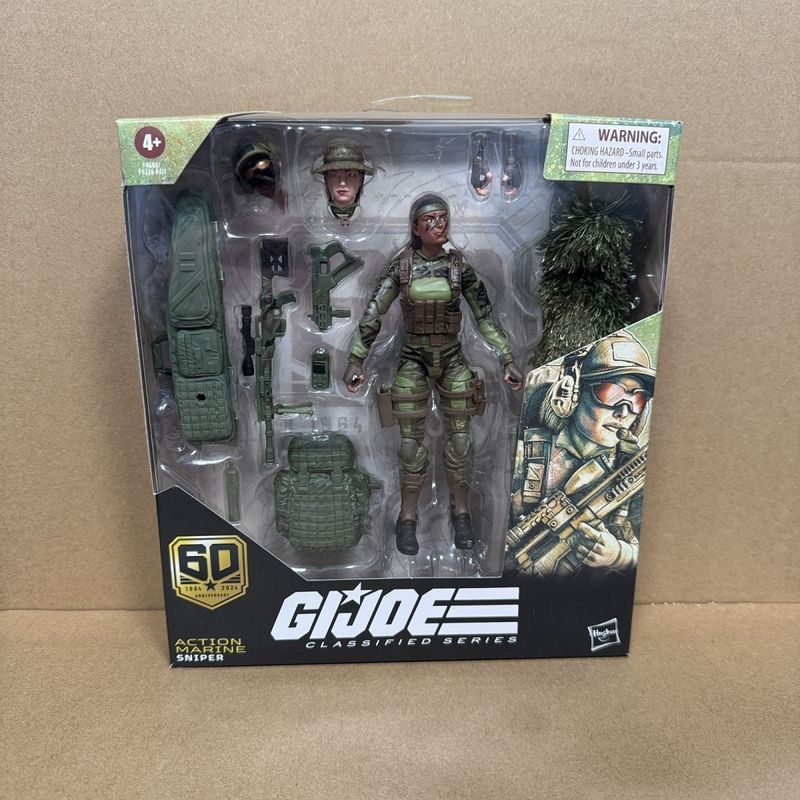 Venda quente produto GIJOE 60o aniversário estilo militar atirador paraquedista coleção móvel boneca presente ornamentos