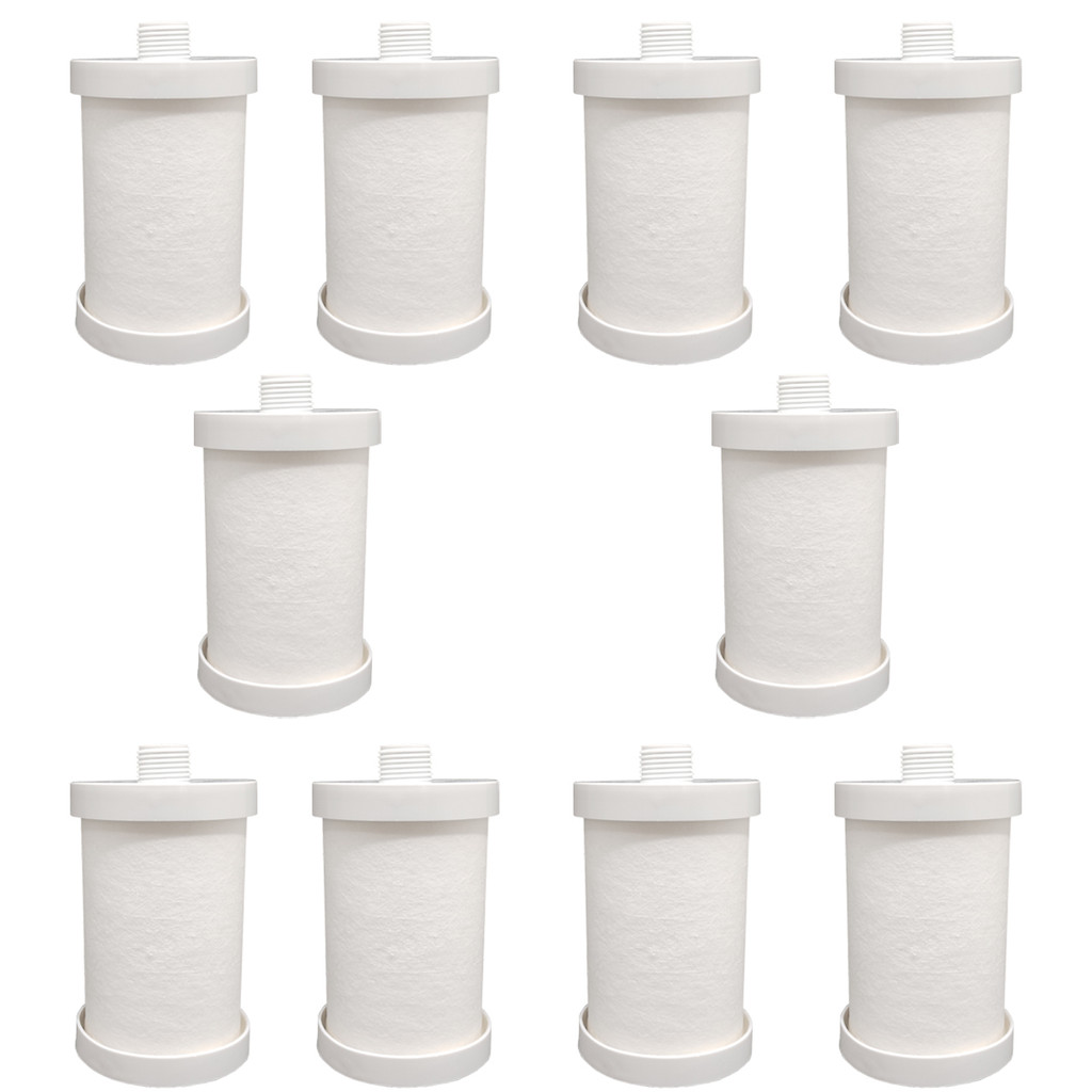10 Elementos Filtrante Lisos Polipropileno MPF 5" Rosca 1/2"