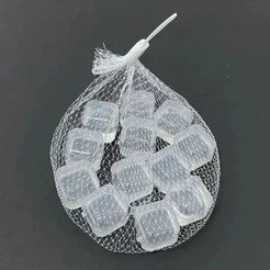 Kit Cubos de Gelo Artificial Ecológicos Reutilizáveis 2,5cm