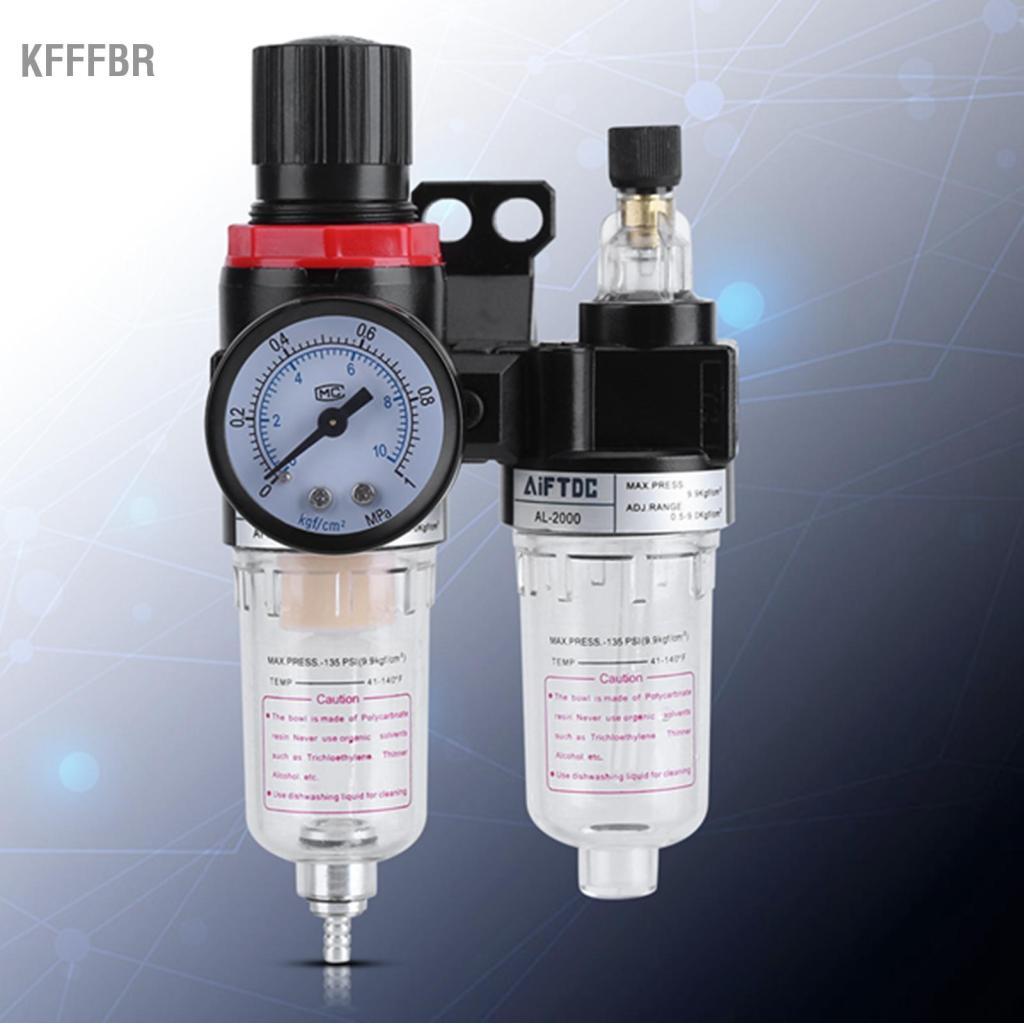 Kfffbr Kfffbr 1/4 Filtro de ar Regulador Lubrificador Compressor de pressão de água Armadilha de umidade Separador de