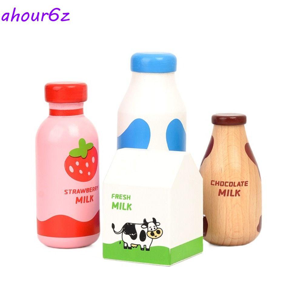 Brinquedos De Comida De Cozinha AHOURZ , Brinquedo De Garrafa De Bebida Educacional De Jogo De Imitação , Simulação De L