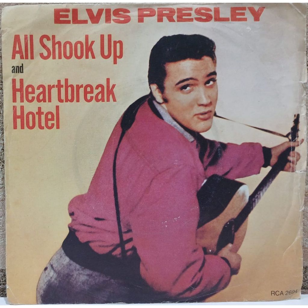 LP Compacto 7´´ Usado Elvis Presley All Shook Up MB Est Jean