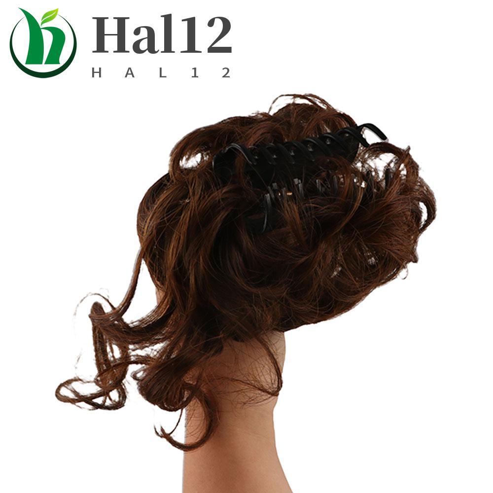 HALB Coque De Cabelo Sintético , Faixa Elástica , Encaracolado Bagunçado , Extensões Fasion ,