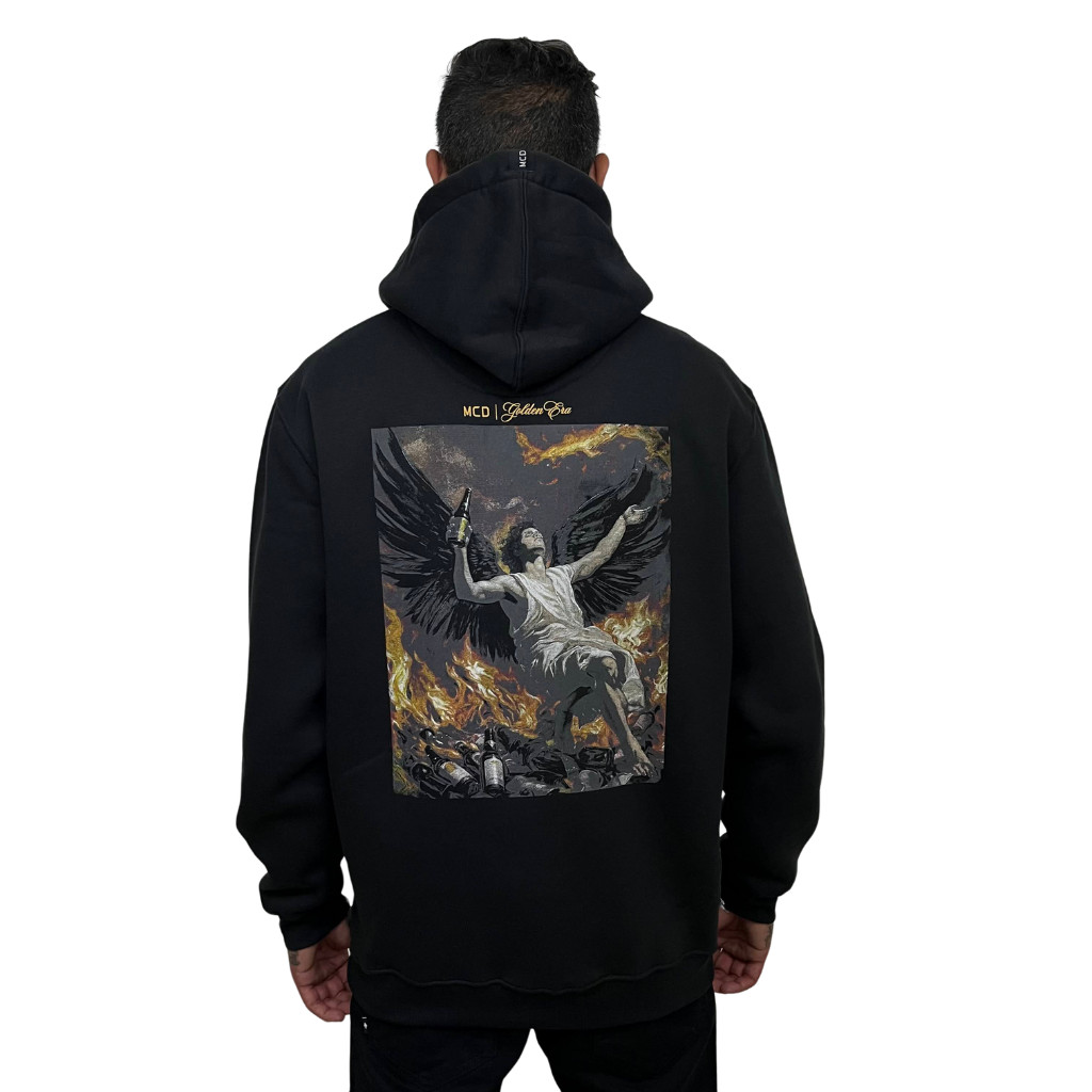 Moletom Mcd Canguru Golden Era Angel Original Masculino