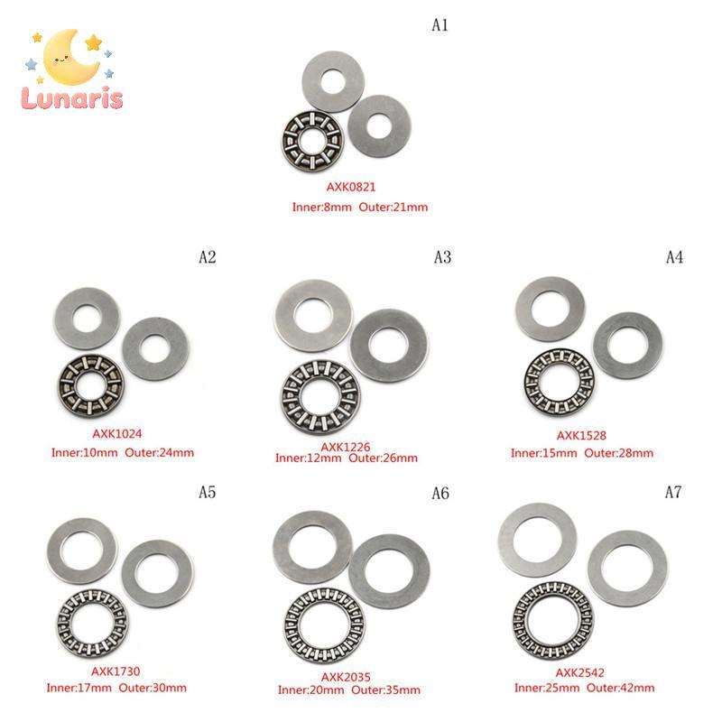Lunaris AXK0821-Rolamento De Rolo De Agulha Axial AXK2542 Com Duas Arruelas Novo