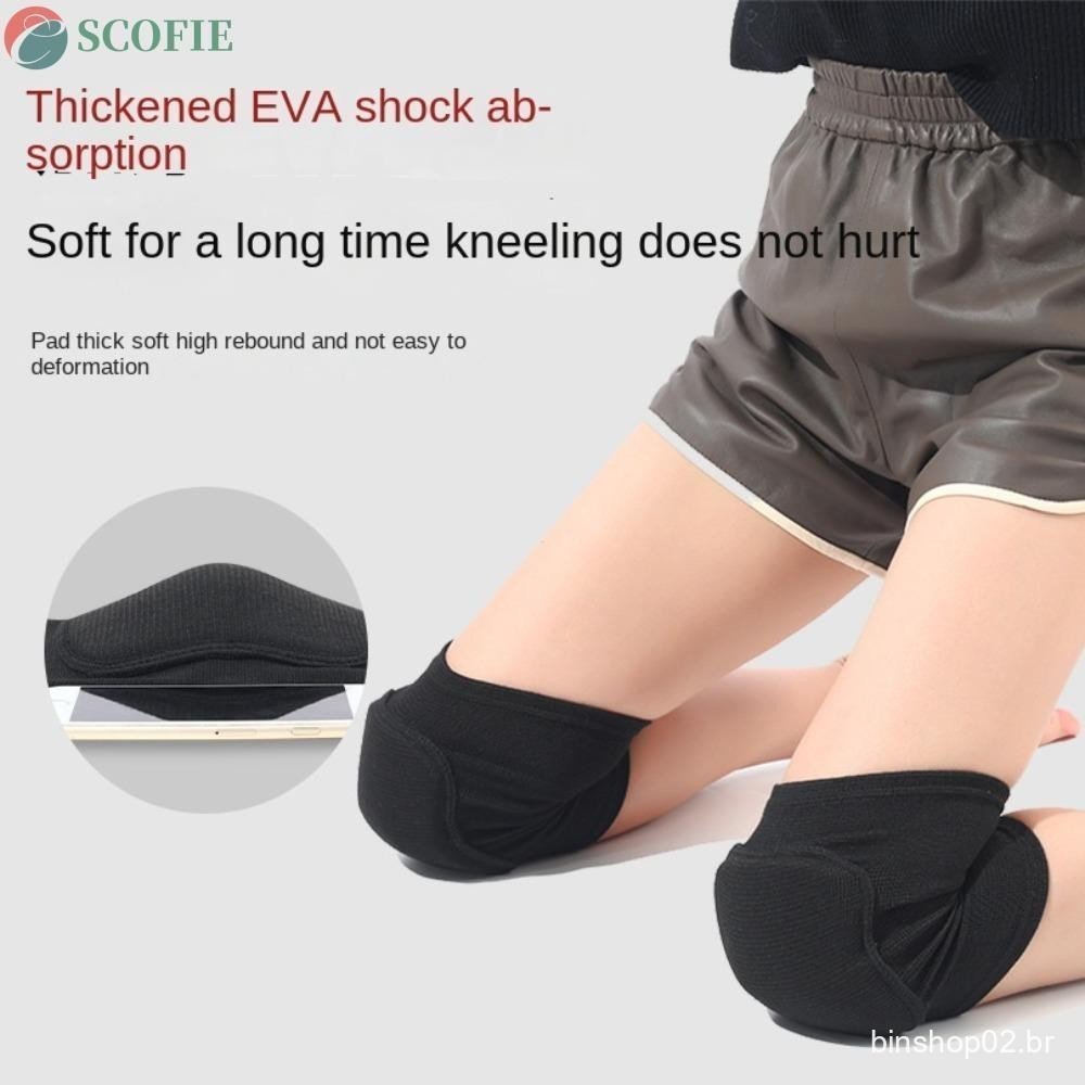 Joelheiras Esportivas Protetoras SCOFIE , De Nylon De Malha Antiderrapante , Esportes Fitness , Respiráveis