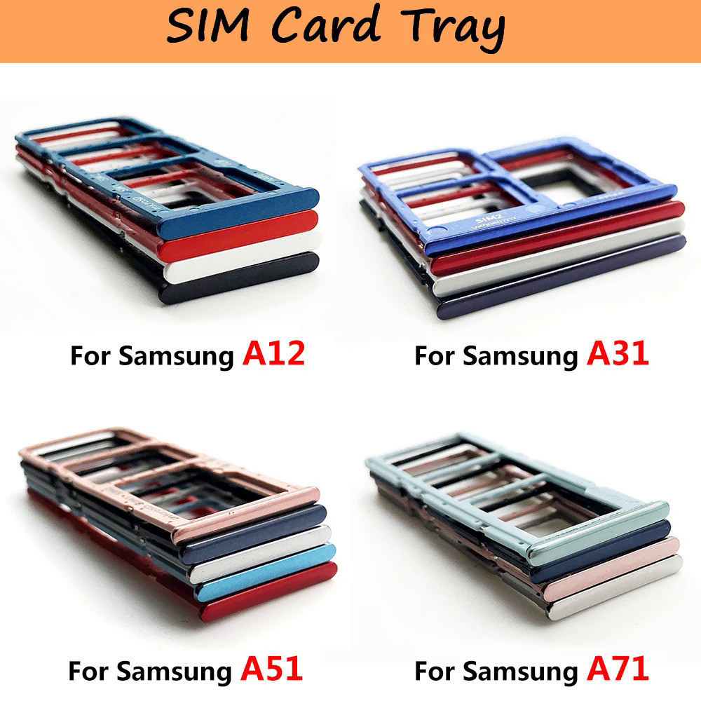Bandeja Gaveta de Chip Gavetinha Sim Para Samsung A12 A31 A51 A71