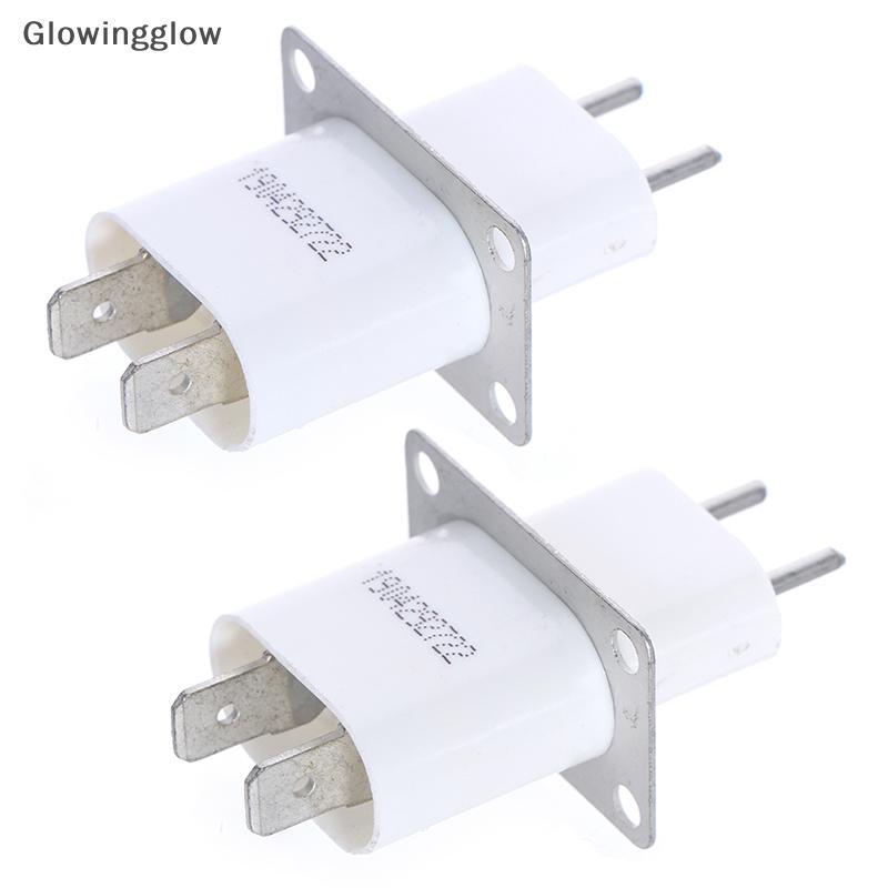 GLW 2pcs Forno De Microondas Magnetron Soets Com Conversor De Pino Capacitor Para Brilho De Eletrodomésticos