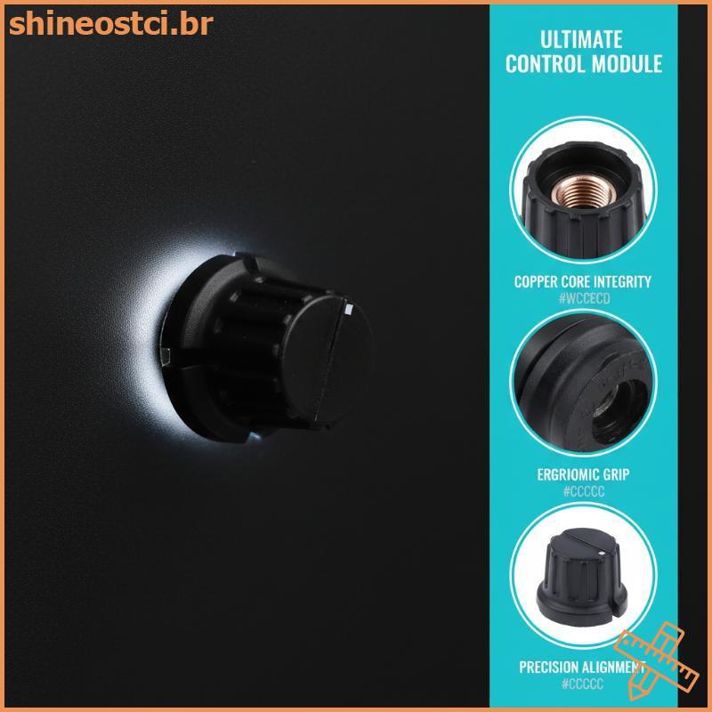 SHINE 5 Peças PN-8E 20.5 * 16mm Tampa De Botão De Plástico Listrado Com Núcleo De Cobre Tampas De Interruptor De Instrum