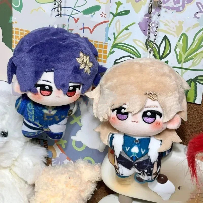 Jogo Anime Honkai Star Rail Chaveiro De Pelúcia Cosplay Aventurina Dr . Ratio Soft Plush Adorável Pingente Figura Boneca