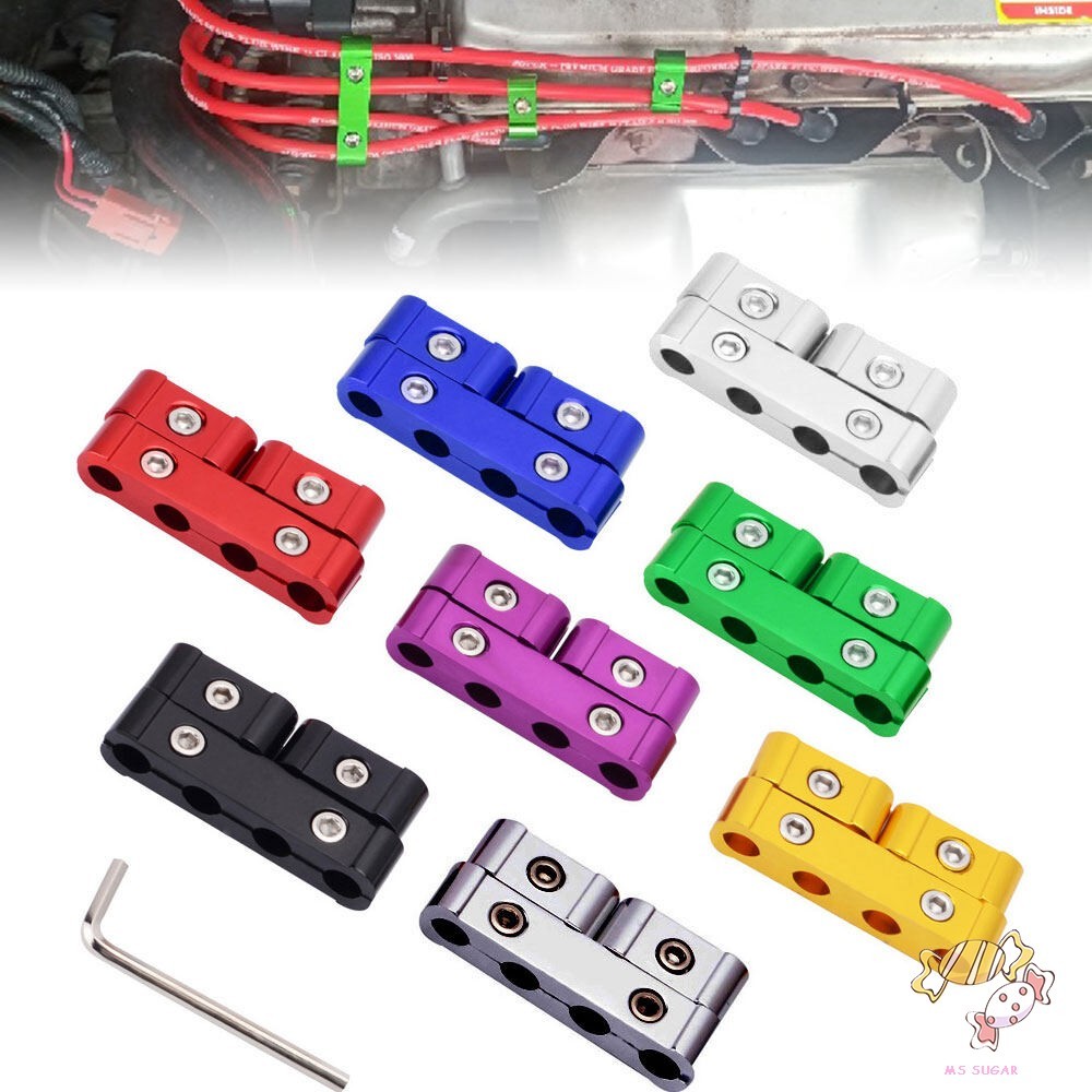 Braçadeira De Fio De Vela De Ignição De Carro-Separador De Cabo 3pcs Para 8MM/9MM/10MM
