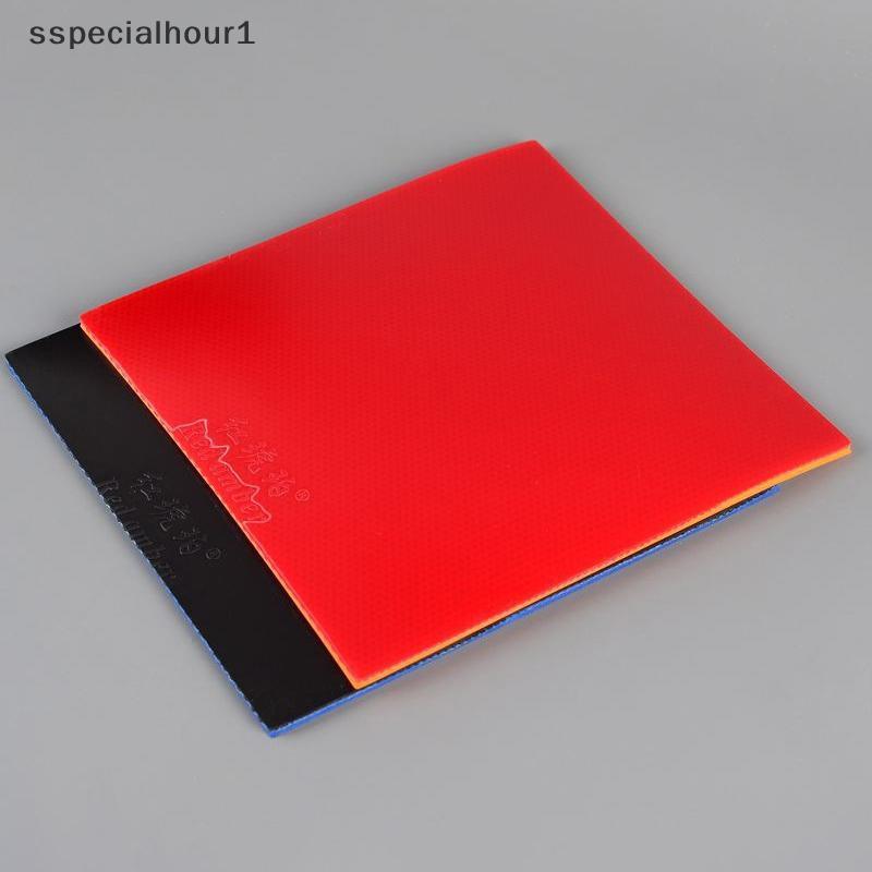 PCL Vermelho Âmbar Tênis De Mesa Borracha Altamente Elástica Sti Pips-In Ping Pong Esponja Adstringente De Para Treiname