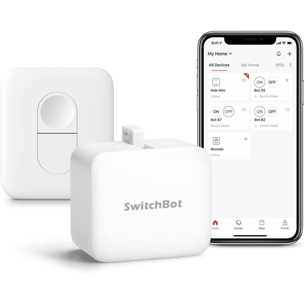 Switchbot Smart Switch Button Pusher (Bluetooth) – Fingerbot para Interruptores de Balancim/Interruptores Unidirecionais