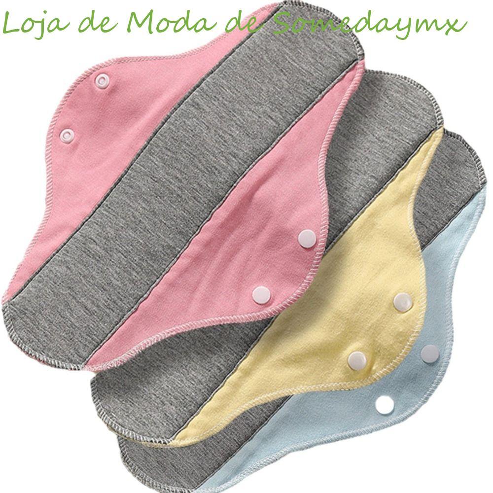 Almofadas De Pano Menstrual Asoes 6 Unidades , Guardanapo Sanitário Reutilizável De 23 Cm , Forro De Calcinha Macio Resp