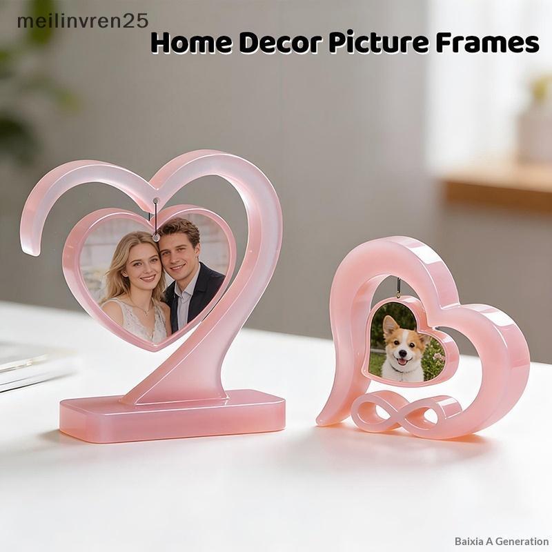 MEL DIY Coração Moldura De Silicone Molde Resina Epóxi Pêndulo Base Presente Para Mesa Artesanal Casamento Quarto Decora