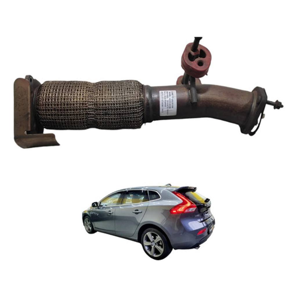 Flexivel Escapamento Volvo V40 T4 2.0 Turbo 2017 2018
