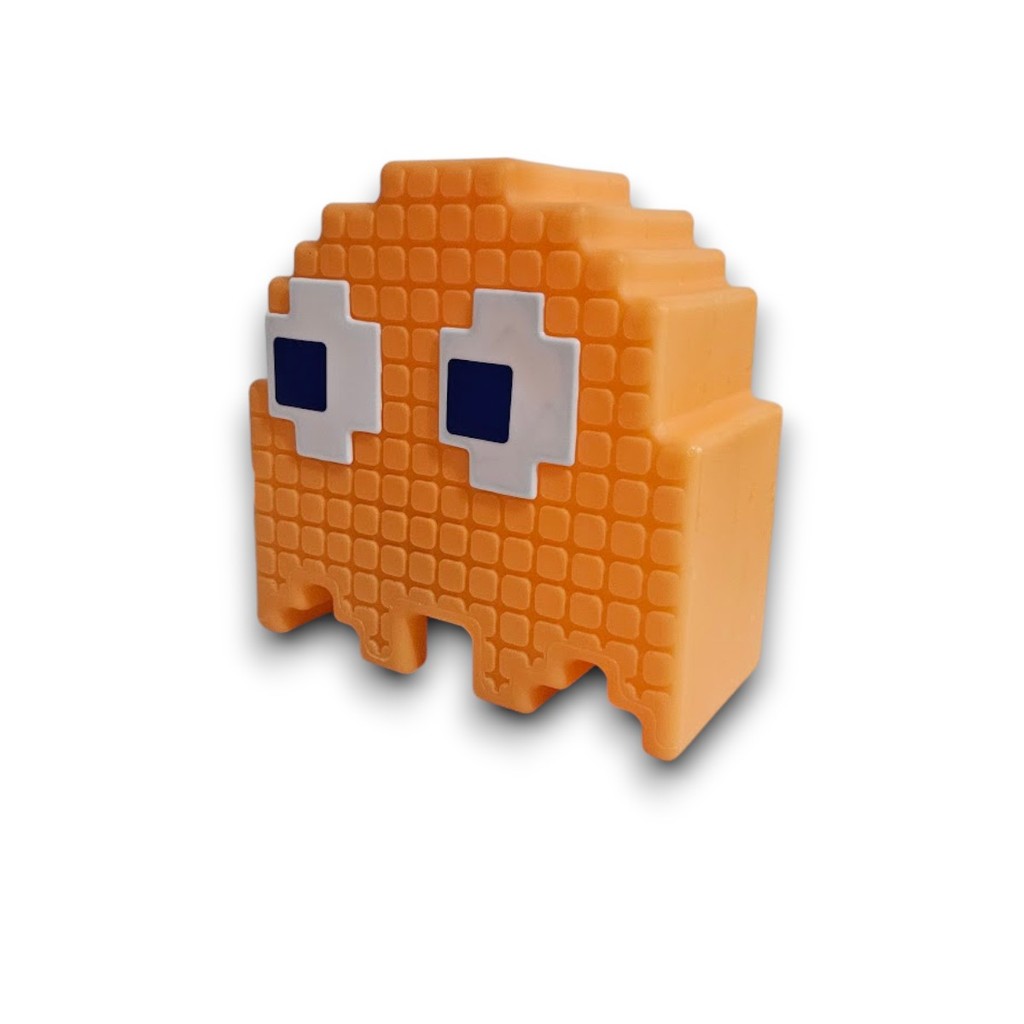 Luminária Fantasminha Clyde Pac-Man Laranja