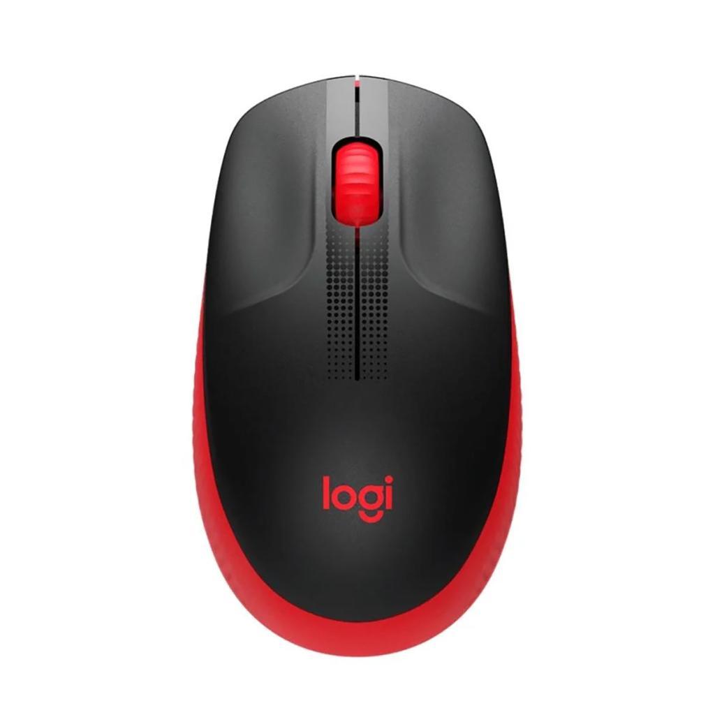 MOUSE WIRELESS LOGITECH M190 PRETO/VERMELHO 910-005904