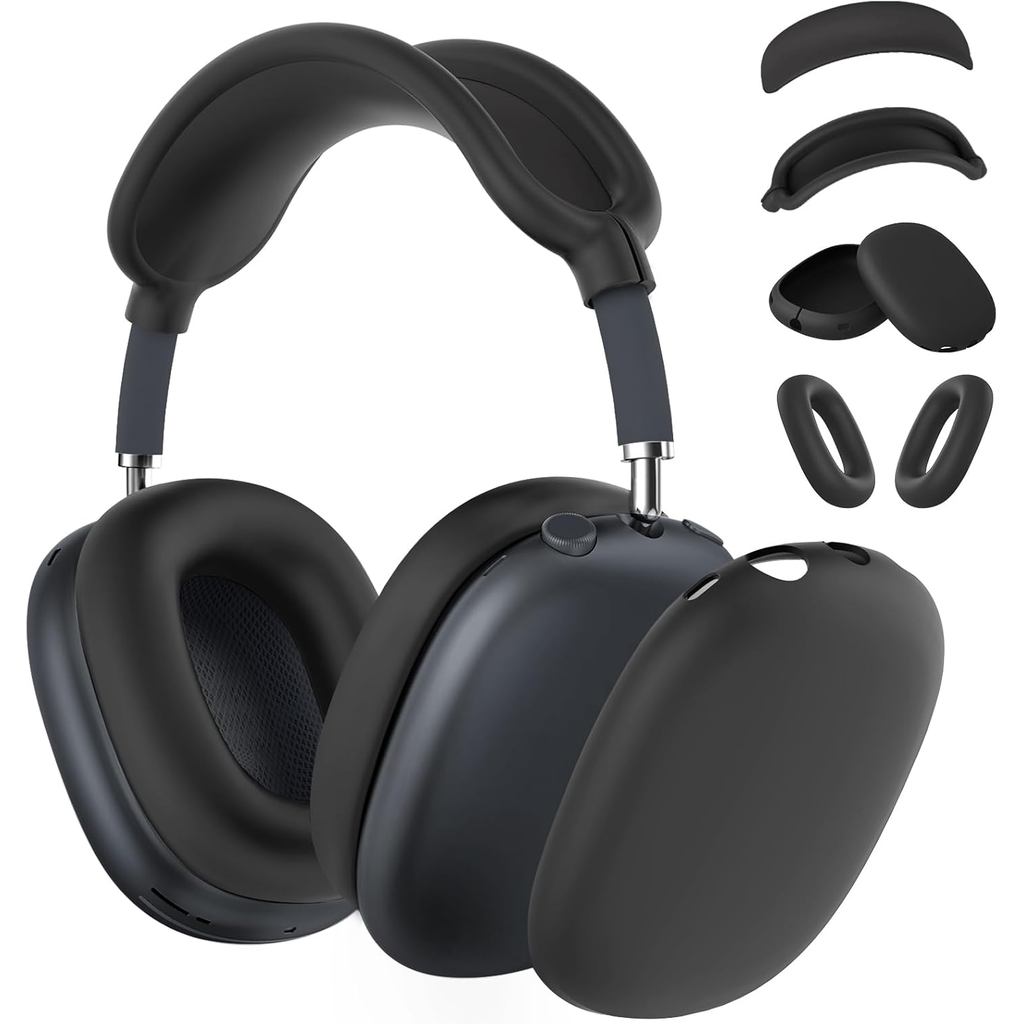Capa de Silicone para Fones de Ouvido AirPods Max, Capa para Almofadas de Ouvido