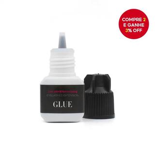 Cola para Cílios 5Ml, Cabeça Única Preta, Baixo Odor, Não Irritante e Ideal para Iniciant…