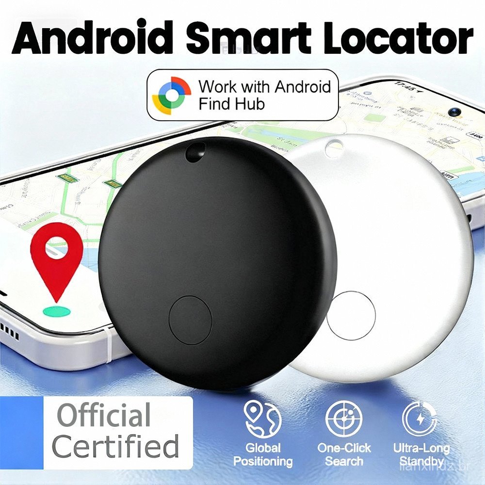 Mini Etiqueta Rastreadora GPS Para Android Google Find Hub Dispositivo De Rastreamento Localizador Global Inteligente