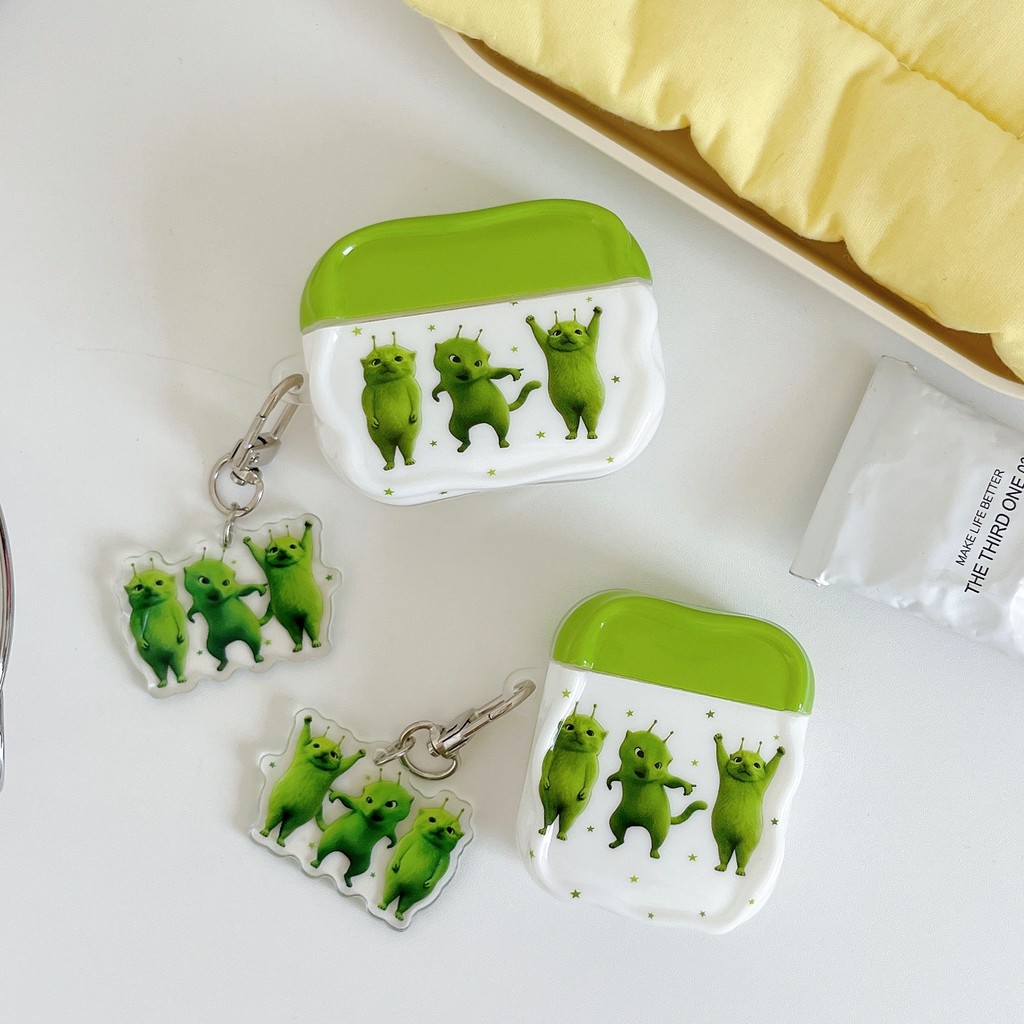 Capa ins Para AirPods , Protetora Fone De Ouvido Apple , Corrente Fofa De Desenho Animado Adequada 4 1/2 Pro/2 3 Antider