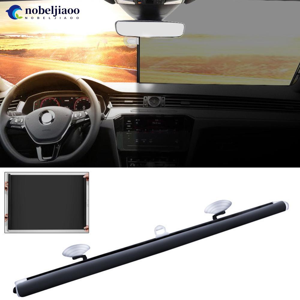 NOBELJIAOO 125x58cm Pára-Brisa Do Carro Protetor Solar Stretch Sombrinha Janela Automática Proteção De Verão Cortina De