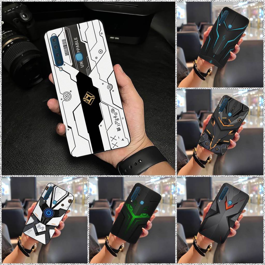 Capa Protetora De Silicone Para Telefone Samsung Galaxy A9 2018/A9s/A920/SM-A920F À Prova D'água Resistente Sujeira Mech
