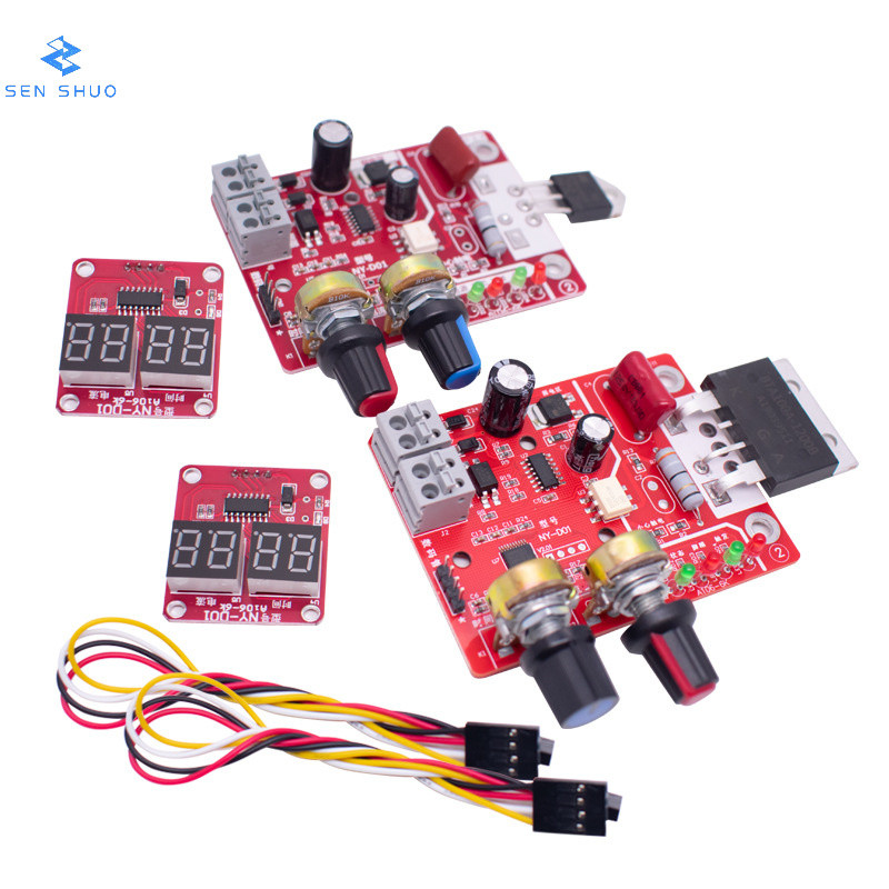 Placa de controle da máquina de solda a ponto NY-D01 ajustar o tempo atual Display Digital MCU máquina de solda a ponto