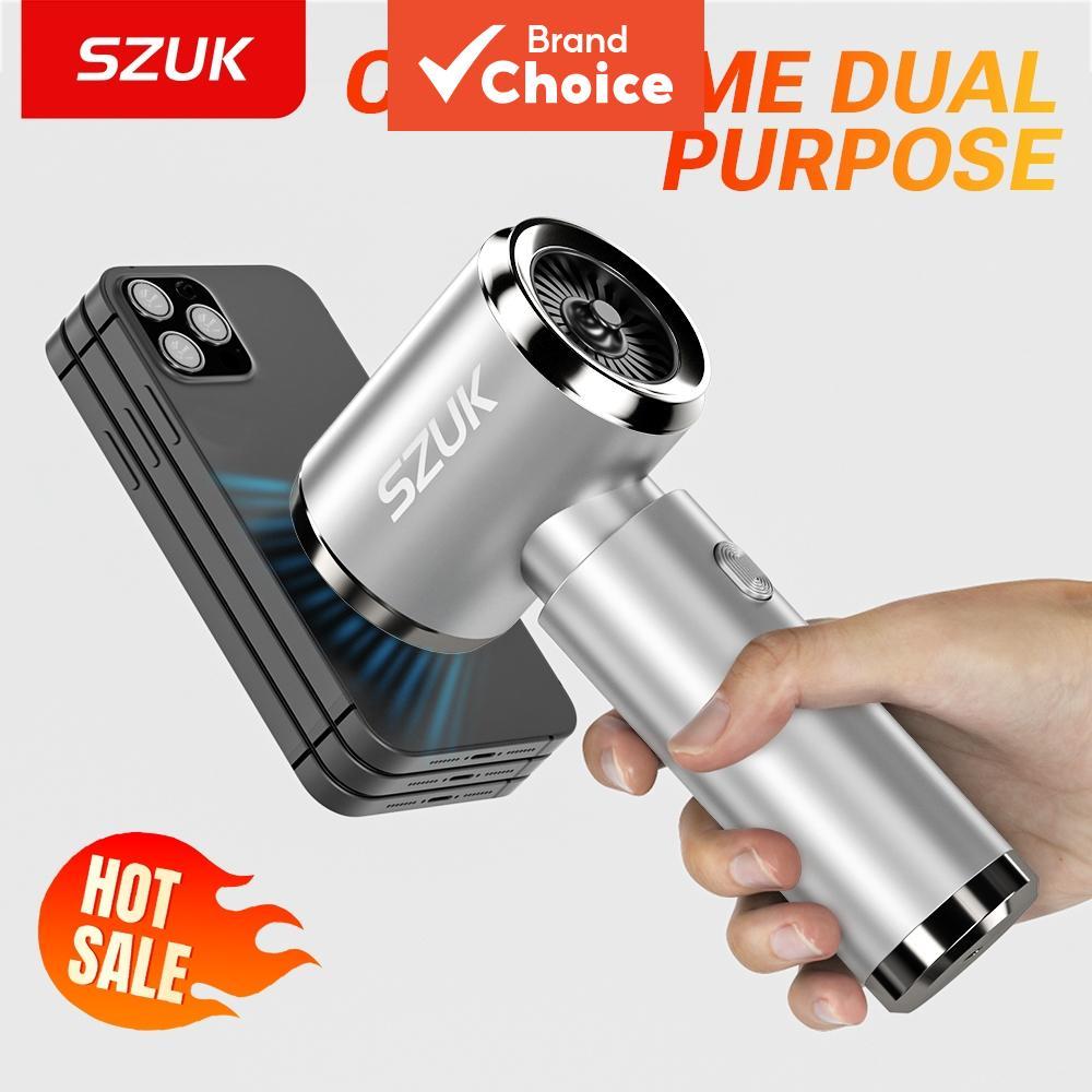 Aspirador de pó sem fio SZUK 8000PA, mini aspirador portátil recarregável para carro/mesa, alta sucção, sem fio, USB