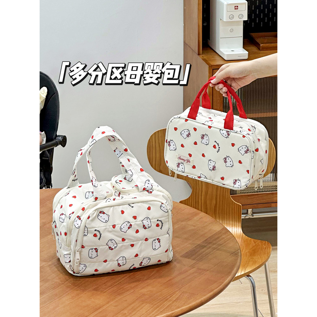 Dongha bolsa portátil para mamãe, bolsa para mãe e bebê, luz de alto valor, bolsa para mãe e bebê, de armazenament