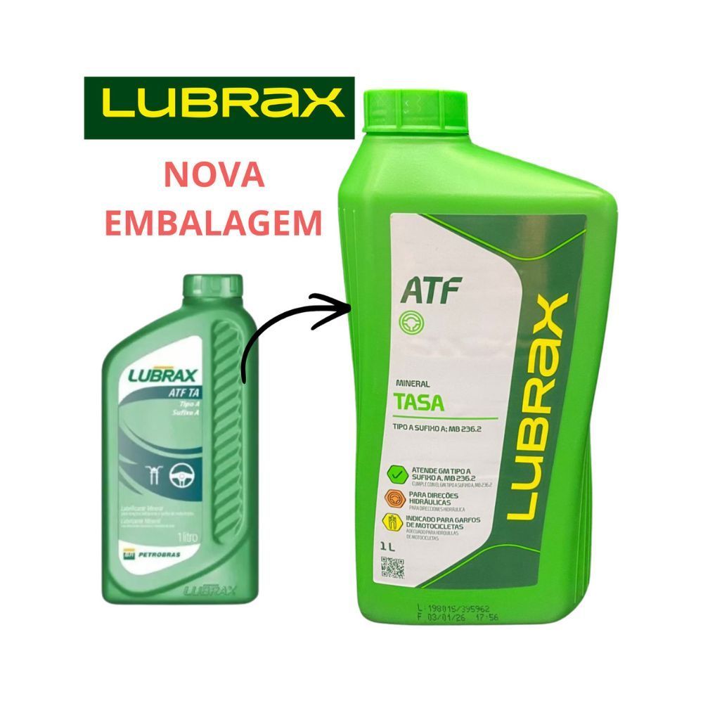 óleo Câmbio Automático Atf Lubrax Atf-ta Dexron Ii 1 Litro
