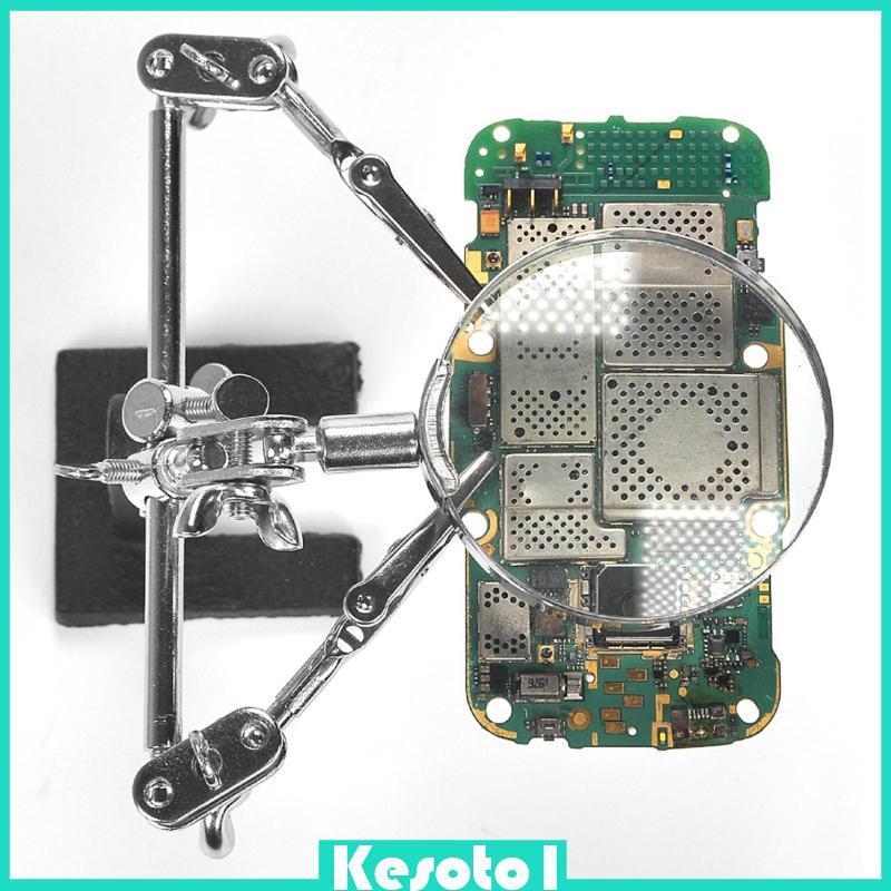 [Brkesoto1] Acessório De Mão Amiga Com 5x Substituição De Vidro , Reparo Eletrônico , Hobby , Bancada Multiuso
