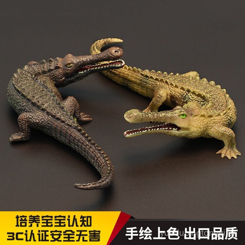 Novo modelo de brinquedo de dinossauro realista para crianças: Crocodilo Imperador, criatura antiga, crocodilo imperador