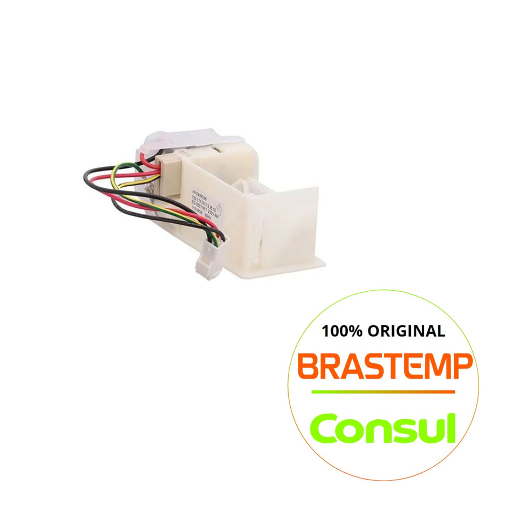 DAMPER ELETRÔNICO REFRIGERADOR BRASTEMP ORIGINAL 220V - BRE80 - BRE85 - BRO80 - BRO85 (DEMAIS MODELOS NA DESCRIÇÃO)