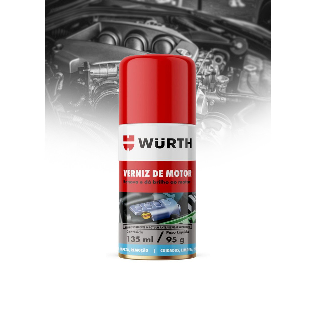 Verniz de Motor Aerossol Renova e Brilha135ml - Wurth