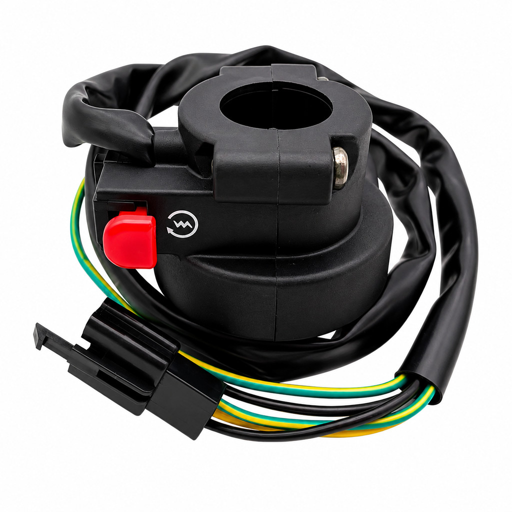 Punho Interruptor Partida Moto Titan Fan 150 160 Chave Luz Botão Start 1ª Linha Universal