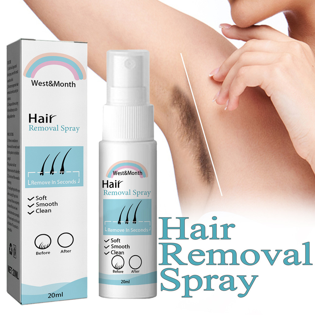 Spray Removedor de Pelos TEZQ: Remoção Rápida de Pelos para Axilas, Corpo Inteiro e Áreas Íntimas, Remoção Suave e Rápid